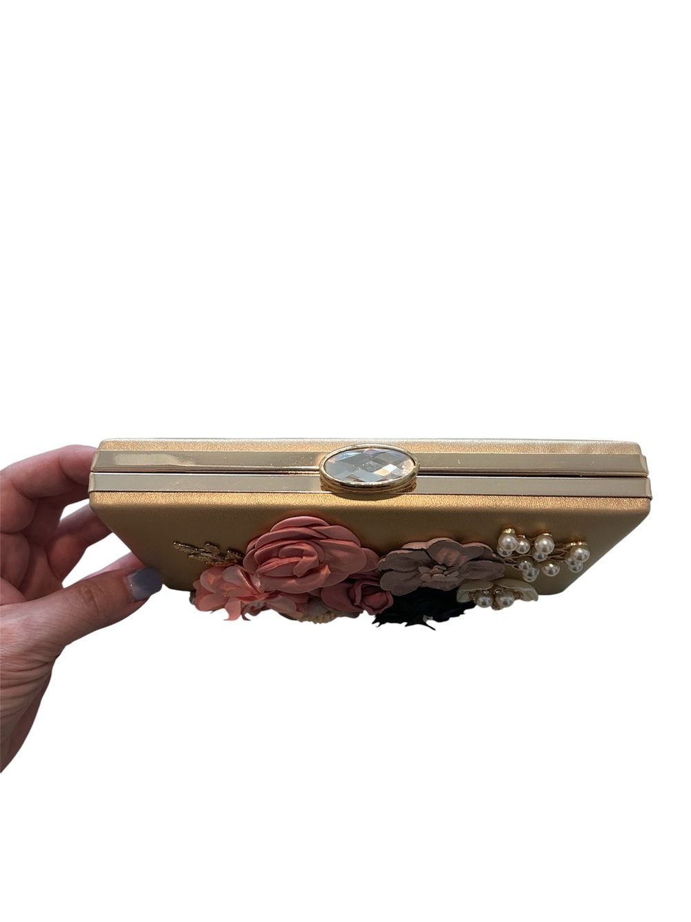 Floral clutch purse - Picture 7 of 12